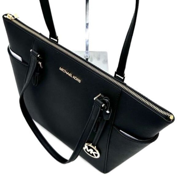 Michael Kors Large Charlotte Tote Bag & Large Continental Wallet Wristle… - Picture 7 of 12